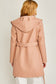 Contemporary Belted Hoodie Coat