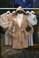 Contemporary Belted Hoodie Coat