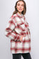 Sherpa Lined Plaid Jacket