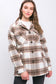 Sherpa Lined Plaid Jacket