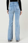 Double Button High Waisted Flare Jeans