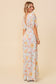 Sunny Boho Floral Maxi