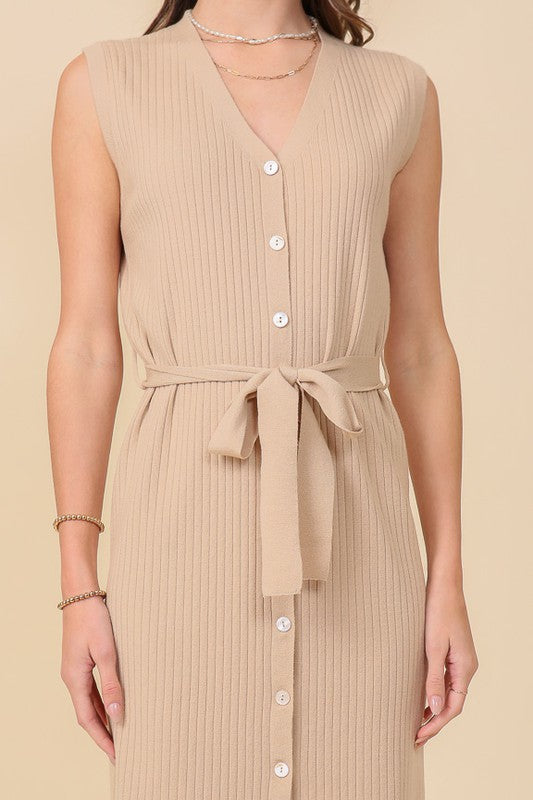 Lumiere Sleeveless Knit Dress