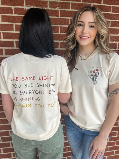 The Light Shines Within You Graphic Tee