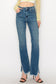 Split Hem Boot Cut Jeans