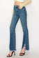 Split Hem Boot Cut Jeans