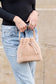 Plush Convertible Top Handle Crossbody