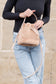 Plush Convertible Top Handle Crossbody