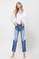 Redefined Straight Jeans with Side Block Panel