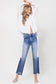 Redefined Straight Jeans with Side Block Panel