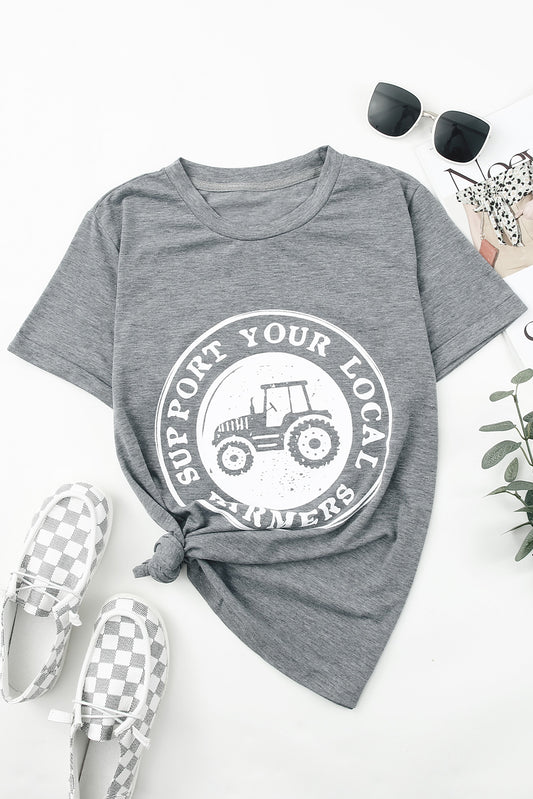 Support Your Local Farmers Graphic Tee